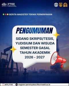 PENGUMUMAN SIDANG SKRIPSI/TESIS, YUDISIUM DAN WISUDA SEMESTER GASAL TAHUN AKADEMIK 2026/2027