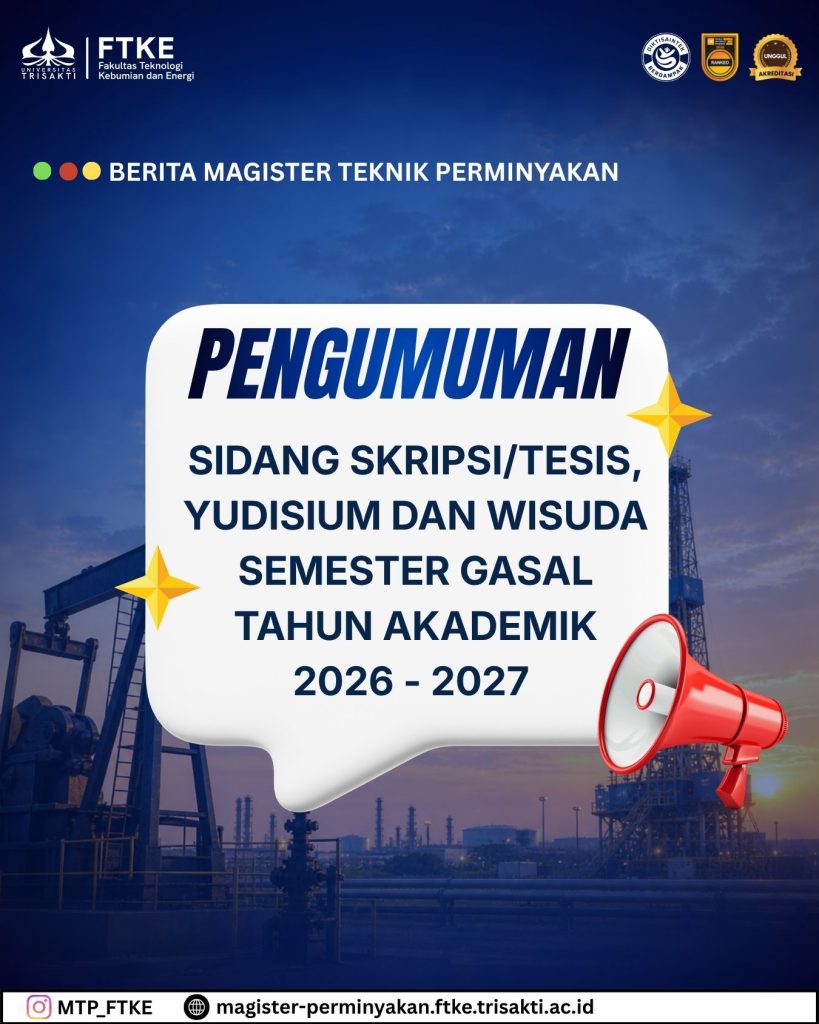 PENGUMUMAN SIDANG SKRIPSI/TESIS, YUDISIUM DAN WISUDA SEMESTER GASAL TAHUN AKADEMIK 2026/2027