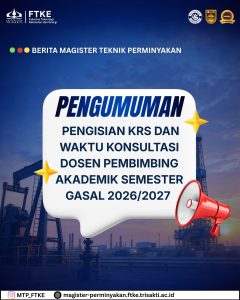 TENTANG PENGISIAN KRS DAN WAKTU KONSULTASI DOSEN PEMBIMBING AKADEMIK SEMESTERGENAP 2025/2026