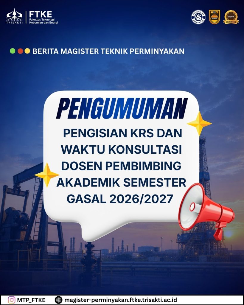 TENTANG PENGISIAN KRS DAN WAKTU KONSULTASI DOSEN PEMBIMBING AKADEMIK SEMESTERGENAP 2025/2026